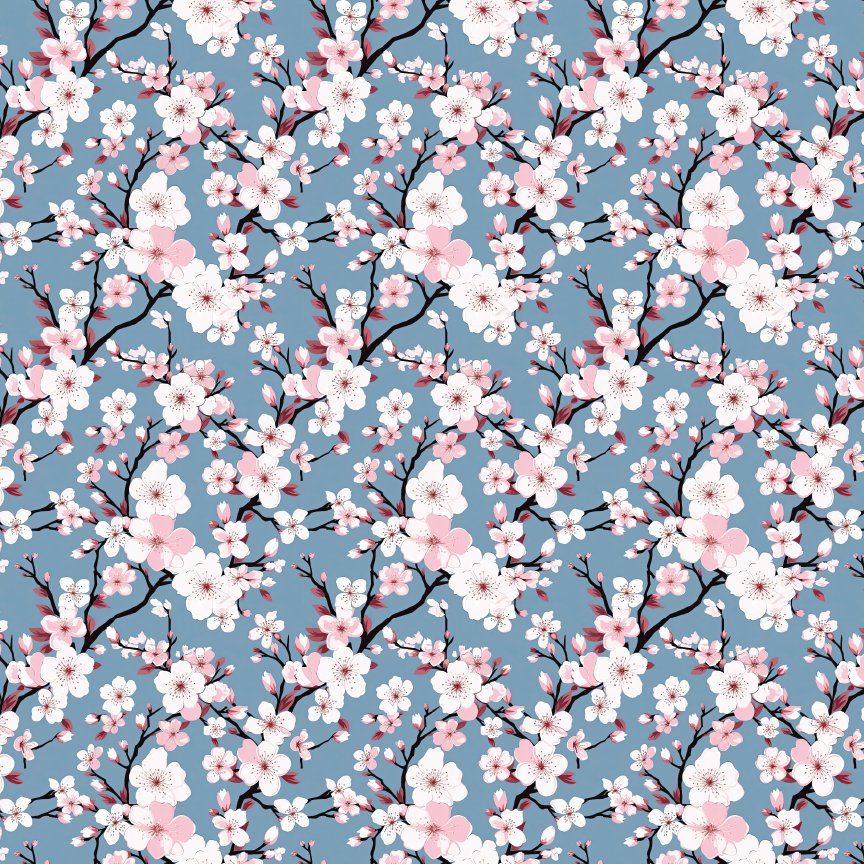 Cherry Blossom Pattern Acrylic Sheets - CMB Pattern Acrylic